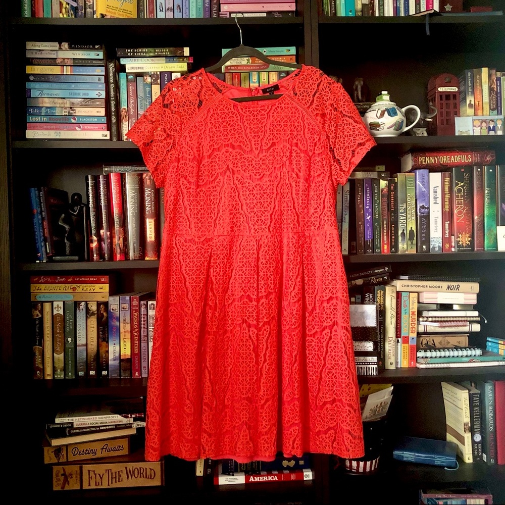 APT. 9 Tangerine Fit n’ Flare